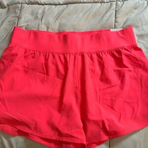Asics Women's Bright Coral Athletic Shorts